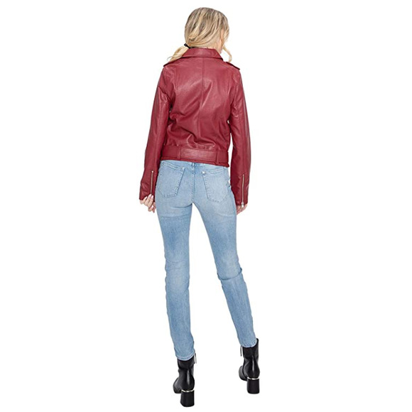 NWT! Women's Luxury Moto Leather Jacket - Picture 7 of 7